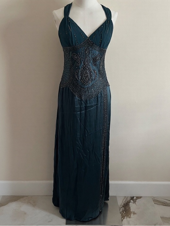 Sue Wong Dresses & Skirts - Sue Wong teal silk dress